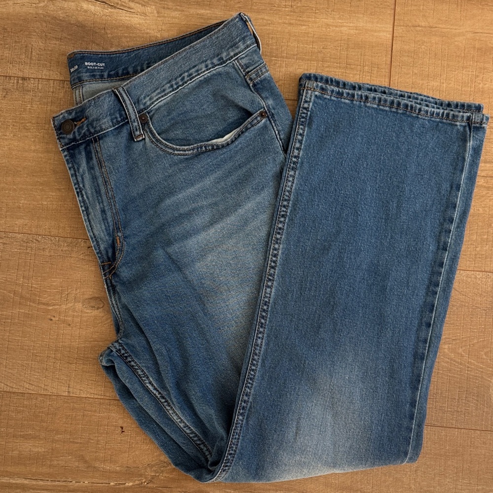 Old Navy Men's Blue Bootcut Jeans